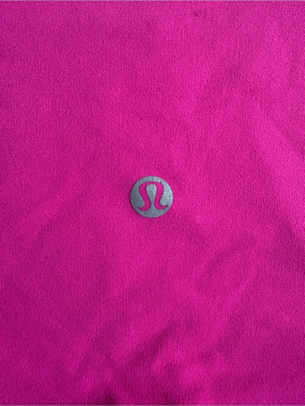 Lululemon Hot Pink Leggings with Reflective Logo